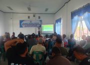 APDESI Kecamatan Lawe Sumur Gelar Sosialisasi Non Tunai Bersama Kepala Desa