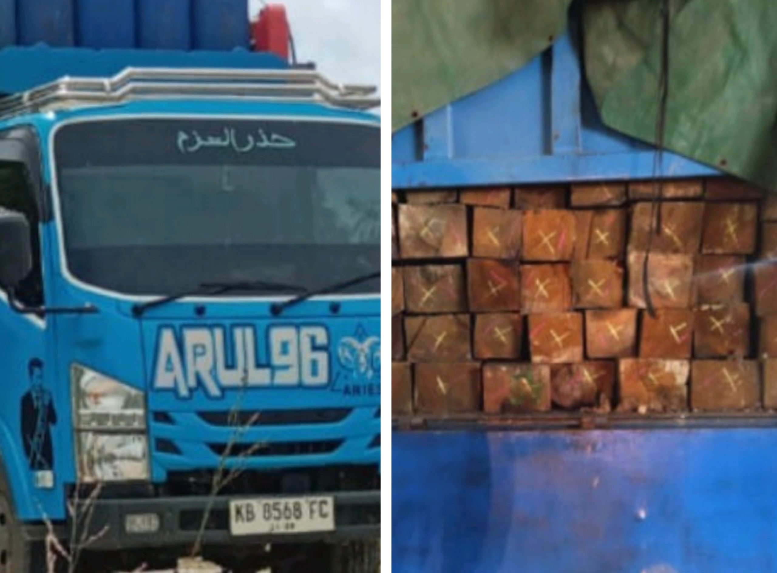 Maraknya truk bermuatan kayu olahan dengan dokumen palsu atau dokumen terbang dari Kapuas Hulu