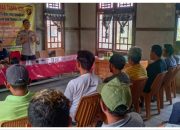 Kapolsek Silat Hilir Sosialisasi Tentang Bahaya PETI, Ajak Masyarakat Jaga Lingkungan