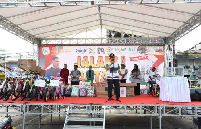 Ribuan Peserta Ramaikan Jalan Santai, Syakir: Terimakasih Kepada Masyarakat Aceh Tenggara