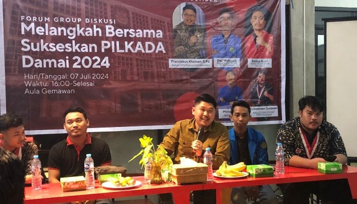 KPU Sekadau Sukseskan Pilkada Damai 2024 Melalui Forum Group Diskusi