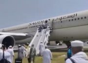 Rangkaian Foto: Pesawat Saudi Arabian Airlines Terbakar Saat Mendarat di Pakistan!