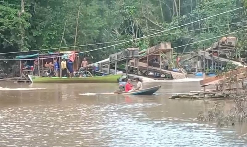 Pencemaran Batang Sungai Suhaid akibat PETI kerugian besar bagi warga