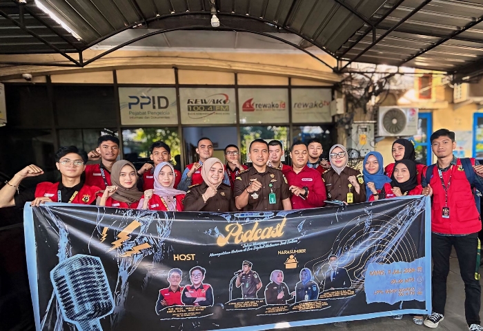 Mahasiswa KKN UNHAS dan Kejari Gowa gelar podcast Jaksa Menyapa