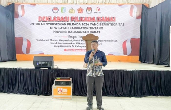 FBN Kabupaten Sintang Sukses Gelar Deklarasi Pilkada Damai