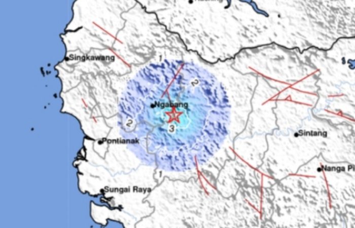 Gempa Bumi Guncang Sanggau, dirasakan Menurut Aplikasi InfoBMKG Tercatat Magnitudo 4,2