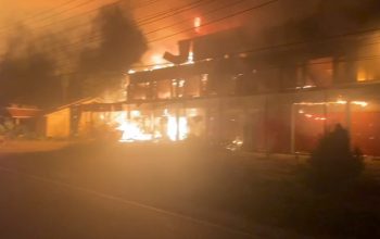 Begini Kronologis Si Jago Merah Hanguskan 8 Ruko di Jalan Sintang-Pontianak