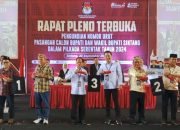 Rapat Pleno Terbuka penetapan nomor urut calon Bupati dan Wakil Bupati Sintang di Pilkada 2024