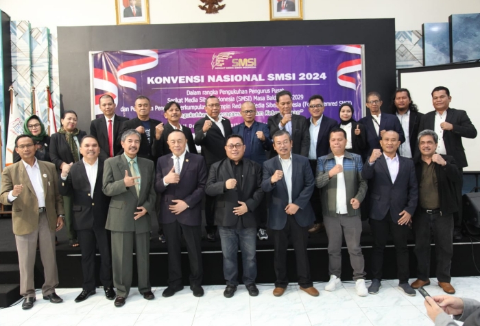Pengukuhan Forum Pemred SMSI 2024-2029