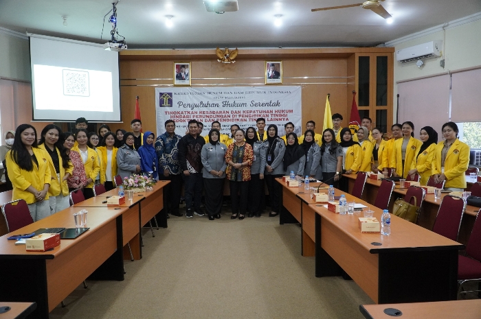 Kemenkumham Kalbar bersama Universitas Panca Bhakti menggelar penyuluhan hukum cegah bullying di kampus