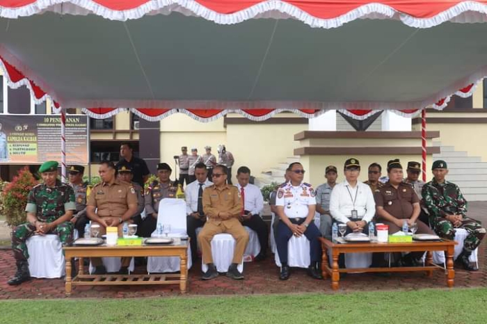 Kasdim 1206 Putussibau hadiri Apel Ops Zebra Kapuas 2024