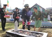 Jelang HUT ke-79, Kodim 0108 Agara dan Persit KCK Cab XXIII Dim Ziarah TPM