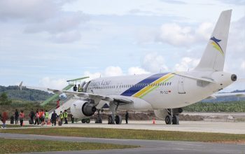 Bandara Singkawang sukses melayani penerbangan perdana