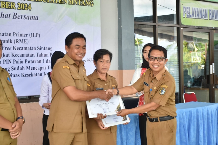 Peringatan Hari Kesehatan Nasional ke-60 di Sintang