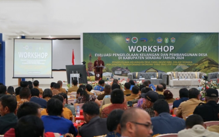 Pemkab Sekadau gelar workshop evaluasi keuangan desa 2024