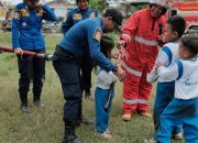 Pengenalan bahaya kebakaran sejak dini oleh Damkar Kabupaten Sekadau