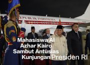 Mahasiswa Al Azhar Kairo antusias sambut kunjungan Presiden Prabowo
