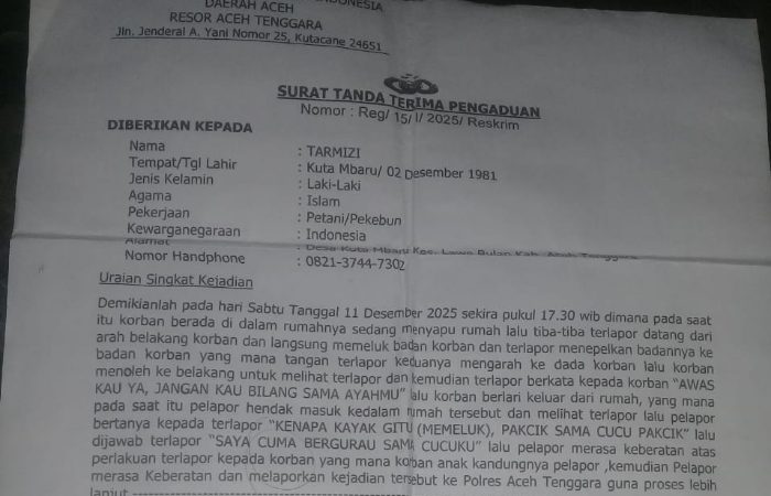Tega Kakek 60 Tahun Di Agara Lecehkan Anak di Bawah Umur