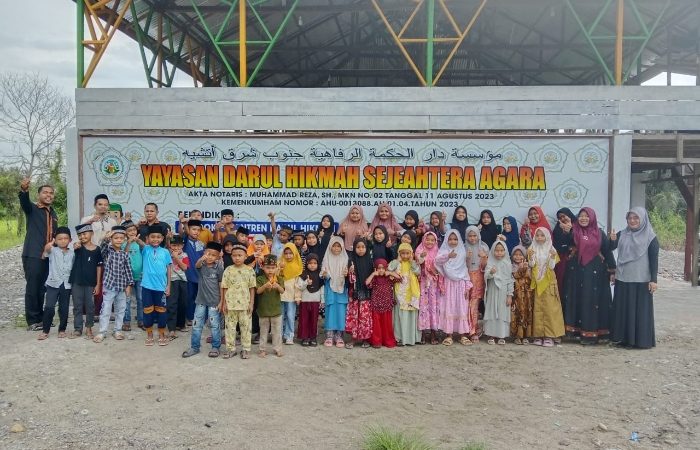 Ponpes Darul Hikmah Sejahtera di Aceh Tenggara Perdana Terima Santri Baru