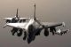 Empat jet tempur Rafale terbang dalam formasi saat misi latihan udara