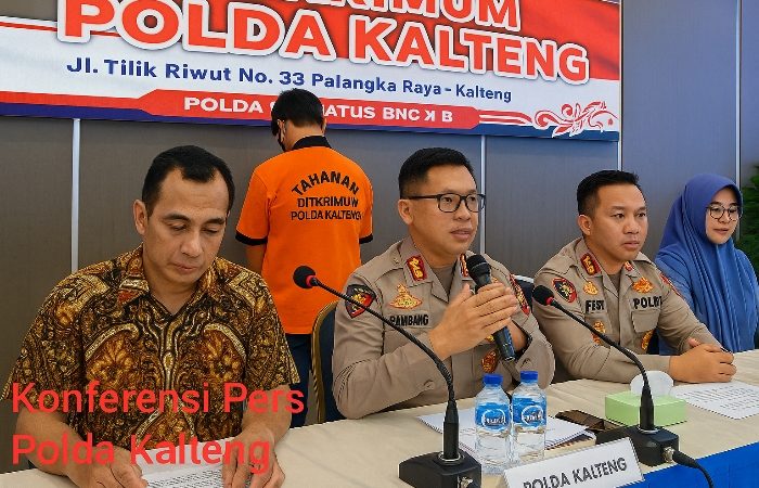 Polda Kalteng Rilis Tersangka Kasus Pembunuhan Perawat Hamil di Pulang Pisau