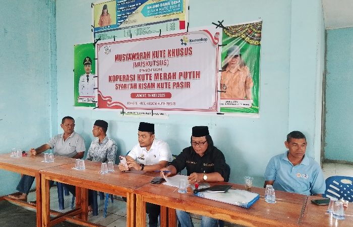 Pemerintah Desa Kute Pasir Bentuk Koperasi Merah Putih, Anu Awarsah Terpilih Jadi Ketua