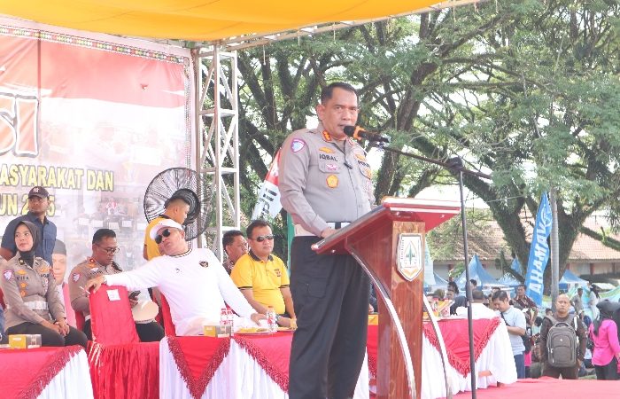 Dirlantas Polda Aceh Hadiri Apel Kampanye Keselamatan Berlalu Lintas di Aceh Tenggara