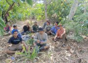 TMMD Ke -125 Bentuk Kebersamaan Warga dan Anggota Satgas Makan Siang Bersama
