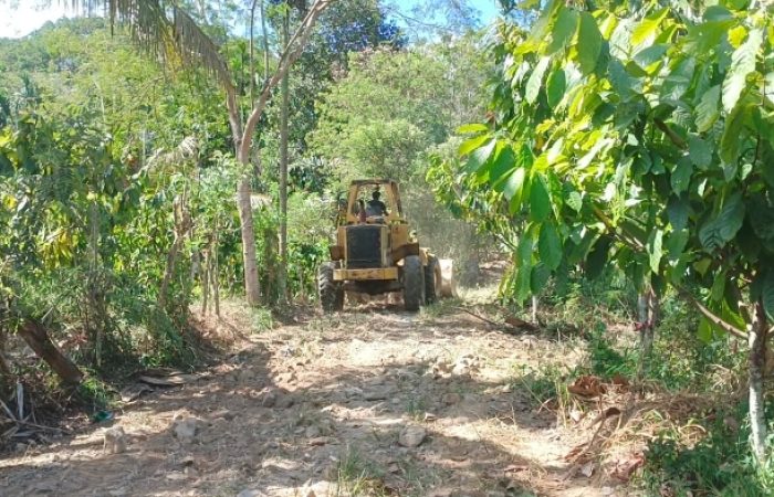 Kodim 0108 Agara Kebut Pembuatan Jalan, Warga Ucapkan Terimakasih
