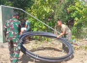 Anggota Satgas TMMD Ke 125 Kodim Agara Percepat Pemasangan Pipanisasi