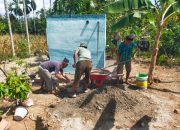 TMMD Ke 125 Kodim 0108 Agara Cor Lantai Bak Penampungan Air Bersih