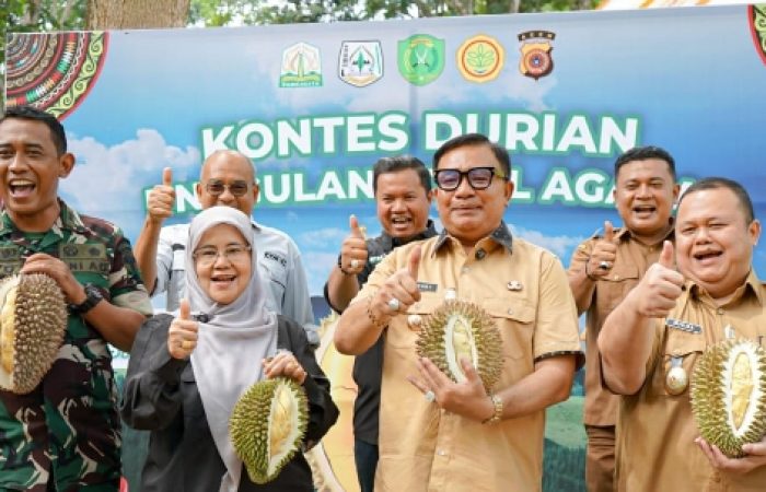 Jelang Hut RI Ke -80 Dinas Pertanian dan Kodim 0108 Agara Gelar Kontes Durian Ungulan Lokal