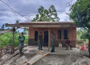 Dansatgas TMMD Reg ke 125 Kodim 0108 Agara Tinjau Perkembangan RTLH Sasaran II