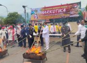 Usai Peringati HUT RI ke 80, Polres Aceh Tenggara Musnahkan Barang Bukti Narkoba dan Ganja