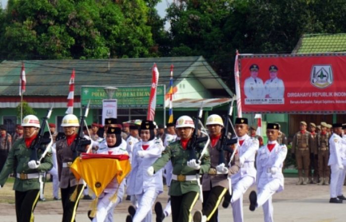 Pemkab Agara Gelar Upacara Peringatan HUT RI ke – 80, Bupati Inspektur Upacara