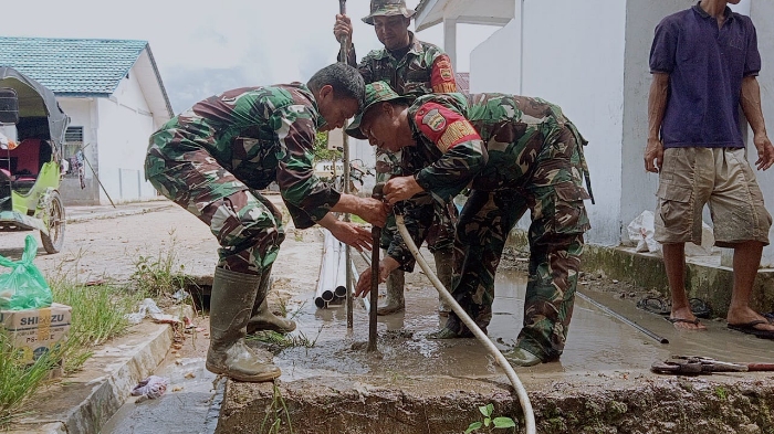 Satgas Gulbencal Kodam I/BB membangun sumur