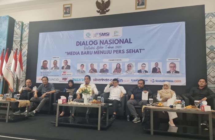 SMSI menargetkan podcast diakui sebagai institusi pers 2026 agar terlindung hukum