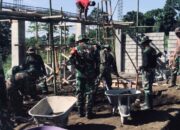 Danramil 1310-01/Bitung Turun Tangan Lakukan Perataan Tanah Pembangunan Gerai KDMP Manembo Nembo Atas