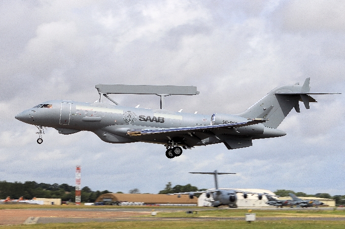 Saab GlobalEye radar surveillance planes