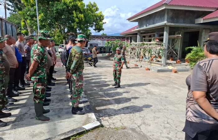 Sinergi TNI-Polri dan Pemkab Minut Bersihkan Pasar serta Masjid, Wujudkan Gerakan Indonesia Asri