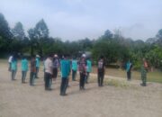 Tanamkan Nasionalisme, Kodim 1209/Bengkayang Latih PBB Pelajar di Perbatasan