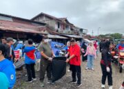 Jumat Bersih di Putussibau, Kodim 1206 dan Forkopimda Kapuas Hulu Gelar Gerakan Indonesia Asri