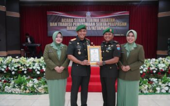 Danrem Pimpin Sertijab, Dandim 1203/Ketapang Baru Diminta Tingkatkan Kinerja Satuan