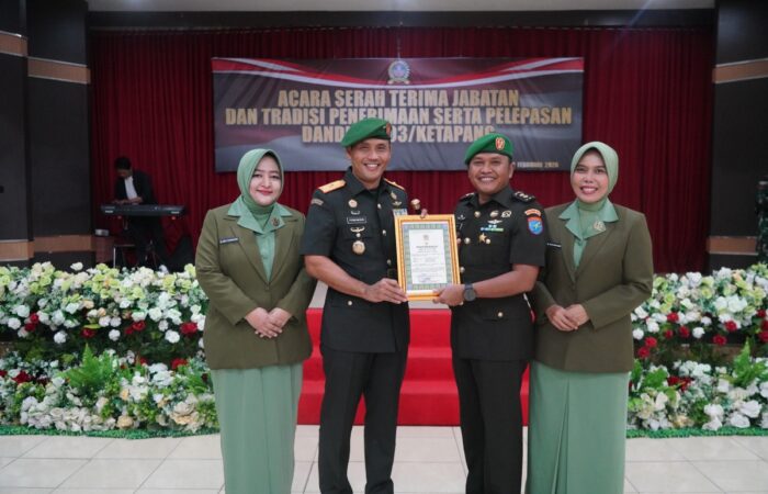 Danrem Pimpin Sertijab, Dandim 1203/Ketapang Baru Diminta Tingkatkan Kinerja Satuan