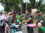Berbagi Berkah Ramadhan, Kodim 1310/Bitung Bagikan Takjil untuk Masyarakat