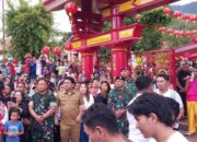 Perkokoh Nilai Toleransi, Dandim 1310/Bitung dan Forkopimda Hadiri Prosesi Cap Go Meh 2577 Kongzili