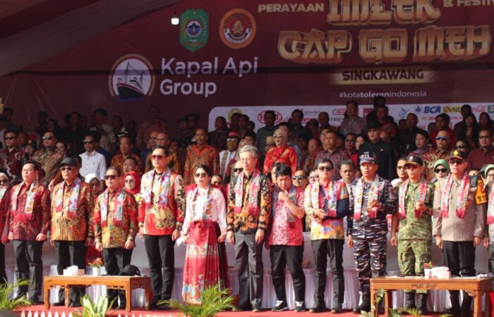 Danrem 121/Abw Hadiri Pembukaan Festival Cap Go Meh 2026 Singkawang, Simbol Harmoni dan Keberagaman
