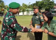 Sebagai Bentuk Penghargaan dan Penghormatan, Dandim 1310/Bitung Lepas Anggota Pindah Satuan dan Purna Tugas