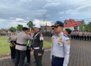 Kodim 1206/Putussibau Ikuti Apel Gelar Pasukan Pengamanan Idul Fitri 1447 H di Mapolres Kapuas Hulu