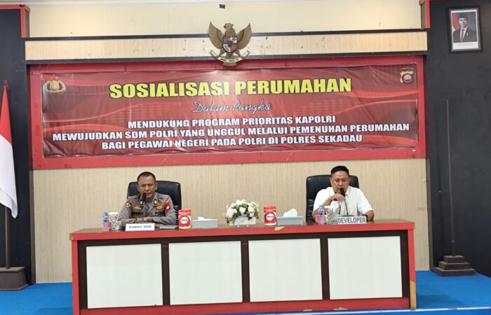 Program Perumahan Polri, Polres Sekadau Hadirkan Solusi Hunian Terjangkau